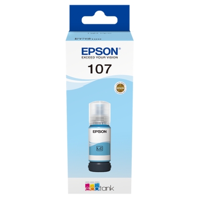 Tusz Oryginalny Epson 107 (C13T09B540) (Jasny błękitny)