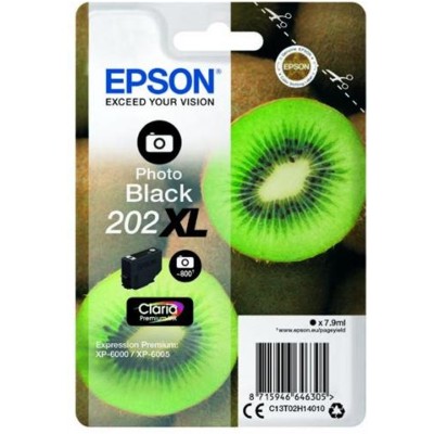 Tusz Oryginalny Epson 202 XL (C13T02H14010) (Czarny Foto)