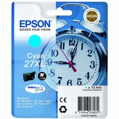 Tusz Oryginalny Epson 27 XL (C13T271240) (Błękitny)