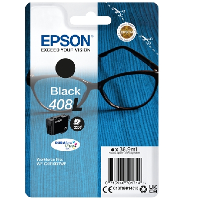 Tusz Oryginalny Epson 408 L (C13T09K14010) (Czarny)