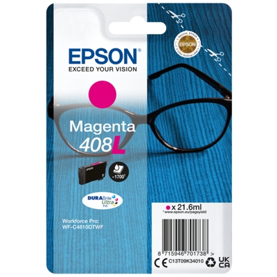 Tusz Oryginalny Epson 408 L (C13T09K34010) (Purpurowy)