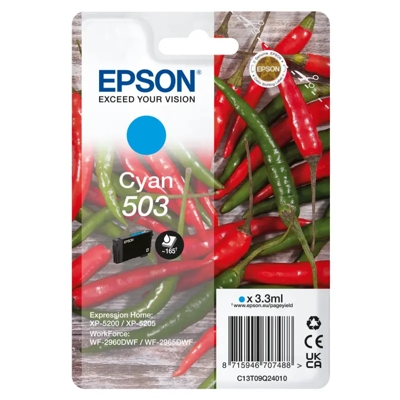 Tusz Oryginalny Epson 503 (C13T09Q24010) (Błękitny)