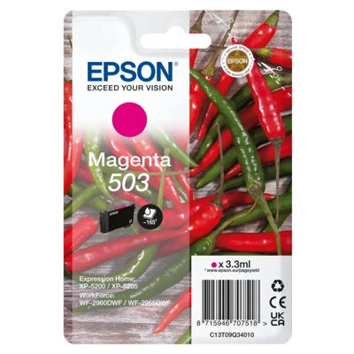 Tusz Oryginalny Epson 503 (C13T09Q34010) (Purpurowy)