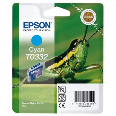 Tusz Oryginalny Epson T0332 (C13T03324010) (Błękitny)