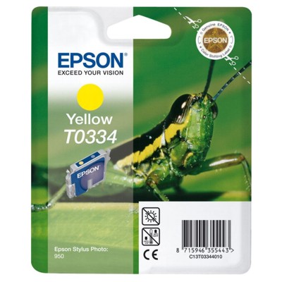 Tusz Oryginalny Epson T0334 (C13T03344010) (Żółty)