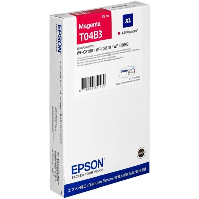 Tusz Oryginalny Epson T04B3 XL (C13T04B340) (Purpurowy)