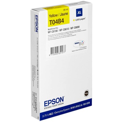 Tusz Oryginalny Epson T04B4 XL (C13T04B440) (Żółty)