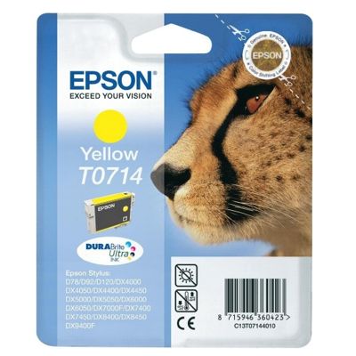 Tusz Oryginalny Epson T0714 (C13T07144010) (Żółty)