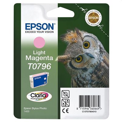 Tusz Oryginalny Epson T0796 (C13T07964010) (Jasny purpurowy)