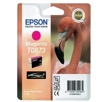 Tusz Oryginalny Epson T0873 (C13T08734010) (Purpurowy)