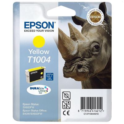 Tusz Oryginalny Epson T1004 (C13T10044010) (Żółty)