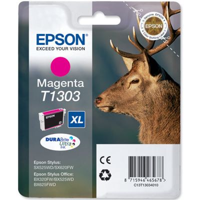 Tusz Oryginalny Epson T1303 (C13T13034010) (Purpurowy)