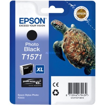 Tusz Oryginalny Epson T1571 (C13T15714010) (Czarny Foto)