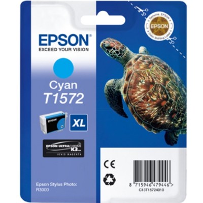 Tusz Oryginalny Epson T1572 (C13T15724010) (Błękitny)