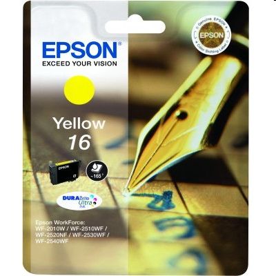 Tusz Oryginalny Epson T1624 (C13T16244010) (Żółty)