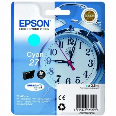 Tusz Oryginalny Epson T2702 (C13T270240) (Błękitny)