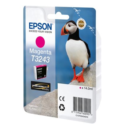 Tusz Oryginalny Epson T3243 (Purpurowy)