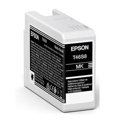 Tusz Oryginalny Epson T46S8 (C13T46S800) (Czarny matowy)