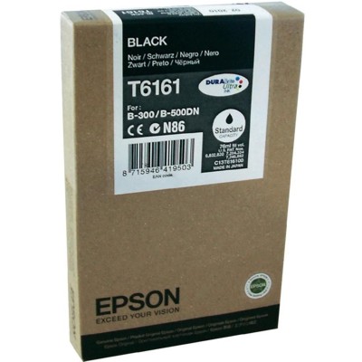 Tusz Oryginalny Epson T6161 (C13T616100) (Czarny)