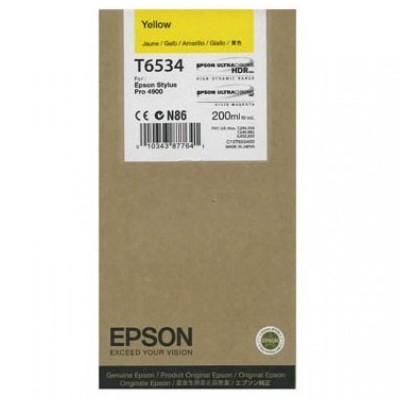 Tusz Oryginalny Epson T6534 (C13T653400) (Żółty)