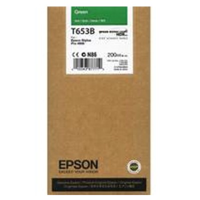 Tusz Oryginalny Epson T653B (C13T653B00) (Zielony)