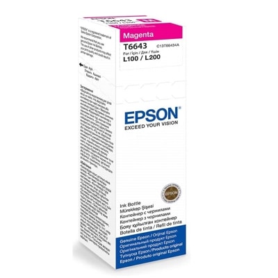 Tusz Oryginalny Epson T6643 (C13T66434) (Purpurowy)