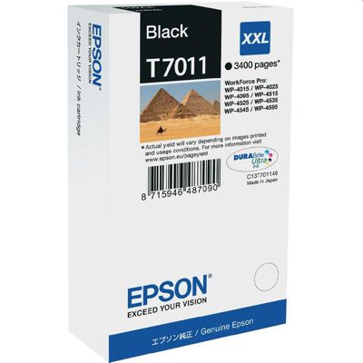 Tusz Oryginalny Epson T7011 (C13T70114010) (Czarny)