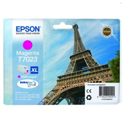 Tusz Oryginalny Epson T7023 (Purpurowy)