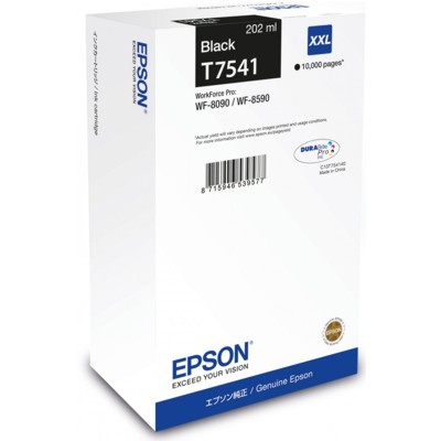 Tusz Oryginalny Epson T7541 (C13T754140) (Czarny)