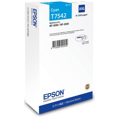 Tusz Oryginalny Epson T7542 (C13T754240) (Błękitny)