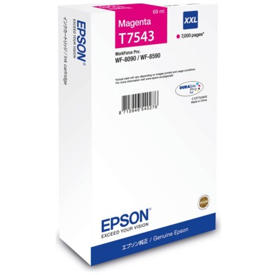 Tusz Oryginalny Epson T7543 (C13T754340) (Purpurowy)