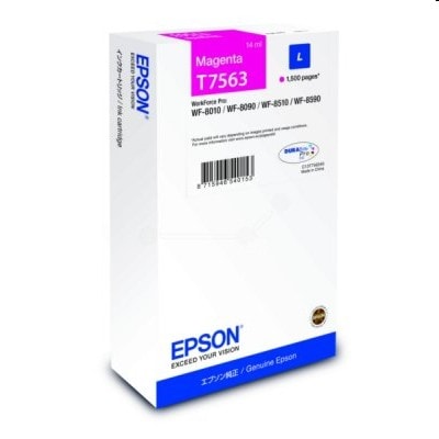 Tusz Oryginalny Epson T7563 (C13T756340) (Purpurowy)