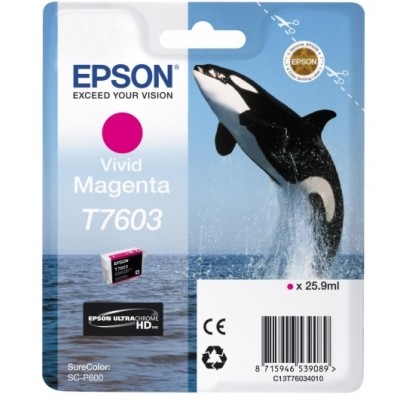 Tusz Oryginalny Epson T7603 (C13T76034010) (Purpurowy)