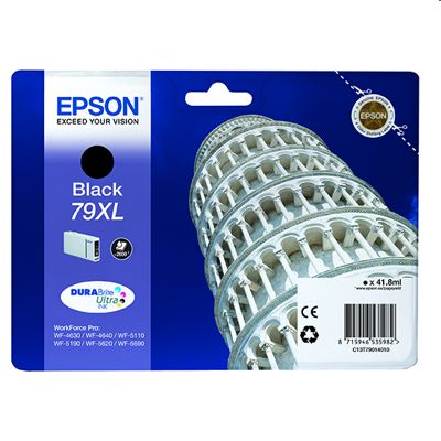 Tusz Oryginalny Epson T7901 (C13T79014010) (Czarny)