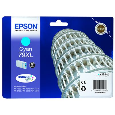 Tusz Oryginalny Epson T7902 (C13T79024010) (Błękitny)