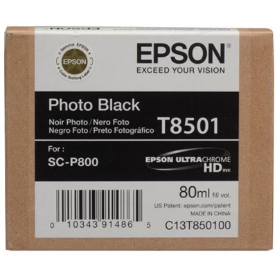Tusz Oryginalny Epson T8501 (C13T850100) (Czarny Foto)