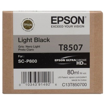 Tusz Oryginalny Epson T8507 (C13T850700) (Jasny czarny)