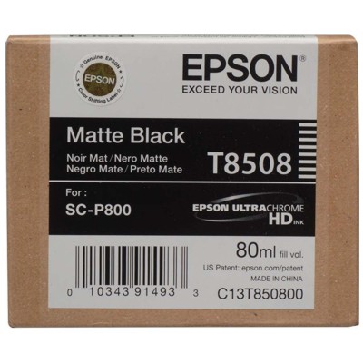 Tusz Oryginalny Epson T8508 (C13T850800) (Czarny matowy)
