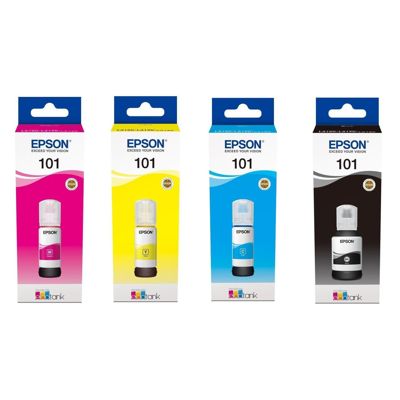 Tusze Oryginalne Epson 101 CMYK (C13T03V64A) (komplet)