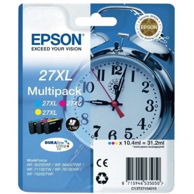 Tusze Oryginalne Epson 27 XL (C13T271540) (trójpak)