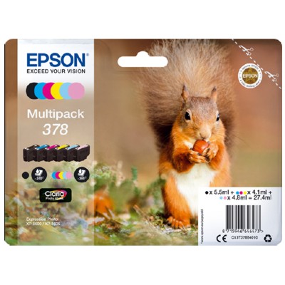 Tusze Oryginalne Epson 378 (C13T37884010) (komplet)