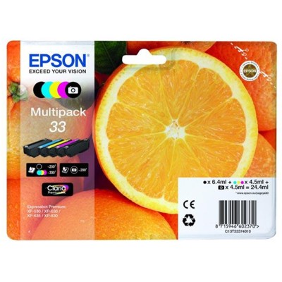 Tusze Oryginalne Epson T3337 (C13T33374010) (komplet)