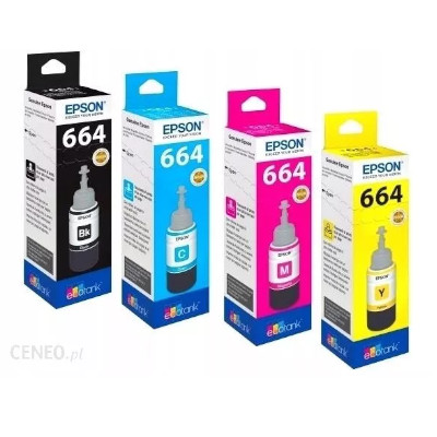 Tusze Oryginalne Epson T6646 (C13T66464A ) (komplet)